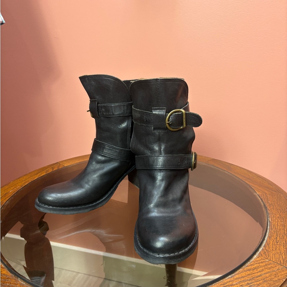Fiorentini + Baker Leather Harness Ankle Boots | EU 41 (US 10) - Picture 2 of 5